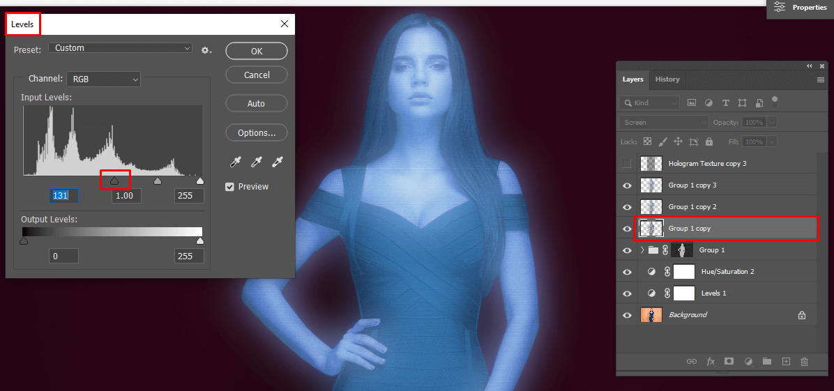 HOW TO CREATE HOLOGRAM EFFECT IN PHOTOSHOP: 25-STEPS TUTORIAL