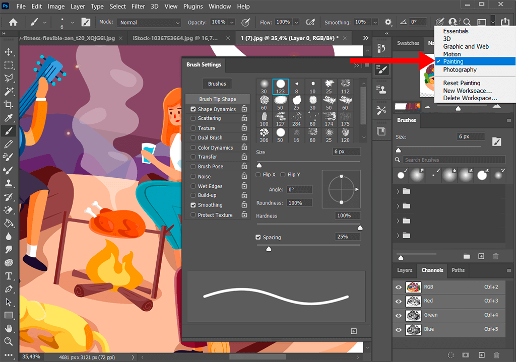 HOW TO USE WORKSPACE IN PHOTOSHOP: GUIDE FOR BEGINNERS